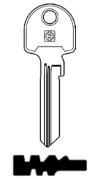 Toon details voor Silca cilindersleutel brass SKS1R Afbeelding van Silca cilindersleutel brass SKS1R