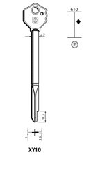 Toon details voor Silca Stersleutel ijzer  XY10 Afbeelding van Silca Stersleutel ijzer  XY10