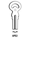 Toon details voor Silca Plaatsleutel APE2 Afbeelding van Silca Plaatsleutel APE2
