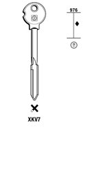 Toon details voor Silca Stersleutel ijzer XKV7 Afbeelding van Silca Stersleutel ijzer XKV7