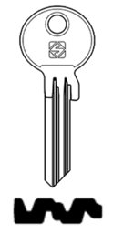 Toon details voor Silca Cilindersleutel staal WK103RX-1 Afbeelding van Silca Cilindersleutel staal WK103RX-1