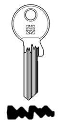 Toon details voor Silca Cilindersleutel staal GE178RX-18 Afbeelding van Silca Cilindersleutel staal GE178RX-18