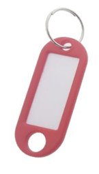 Toon details voor Labels met ring (100 stuks) - Rood Afbeelding van Labels met ring (100 stuks) - Rood