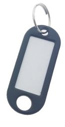 Toon details voor Labels met ring (100 stuks) - Zwart Afbeelding van Labels met ring (100 stuks) - Zwart