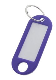 Toon details voor Labels met ring (100 stuks) - Paars Afbeelding van Labels met ring (100 stuks) - Paars