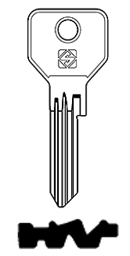 Toon details voor Silca cilindersleutel brass CS188 Afbeelding van Silca cilindersleutel brass CS188