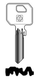 Toon details voor Silca Cilindersleutel nikkel WK101R (ZL53) Afbeelding van Silca Cilindersleutel nikkel WK101R (ZL53)