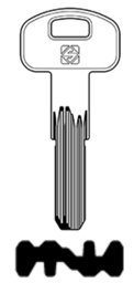 Toon details voor Silca Boringsleutel brass SCM5R Afbeelding van Silca Boringsleutel brass SCM5R