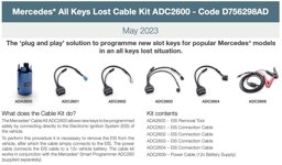 Toon details voor Silca Mercedes All Keys Lost kabelkit ADC2600 Afbeelding van Silca Mercedes All Keys Lost kabelkit ADC2600