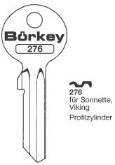 Toon details voor Borkey 276 Cilindersleutel voor VIKING SONN. Afbeelding van Borkey 276 Cilindersleutel voor VIKING SONN.