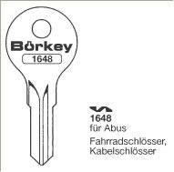 Toon details voor Borkey 1648 Cilindersleutel voor ABUS KABELSCHL. Afbeelding van Borkey 1648 Cilindersleutel voor ABUS KABELSCHL.