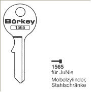 Toon details voor Borkey 1565 Cilindersleutel voor JUNIE MÖBELZ. Afbeelding van Borkey 1565 Cilindersleutel voor JUNIE MÖBELZ.