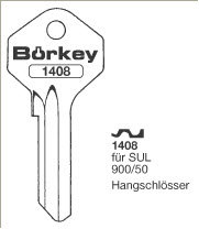 Toon details voor Borkey 1408 Cilindersleutel voor SUL 900/50 Afbeelding van Borkey 1408 Cilindersleutel voor SUL 900/50