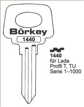Toon details voor Borkey 1440 Cilindersleutel voor SAMARA Afbeelding van Borkey 1440 Cilindersleutel voor SAMARA