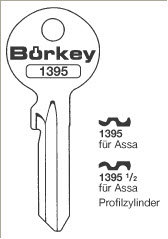 Toon details voor Borkey 1395 Cilindersleutel voor ASSA Afbeelding van Borkey 1395 Cilindersleutel voor ASSA