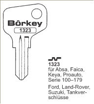 Toon details voor Borkey 1323 Cilindersleutel voor FIESTA TANKV Afbeelding van Borkey 1323 Cilindersleutel voor FIESTA TANKV