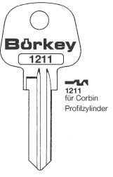 Toon details voor Borkey 1211 Cilindersleutel voor RENAULT R 14 Afbeelding van Borkey 1211 Cilindersleutel voor RENAULT R 14