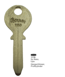 Toon details voor Borkey 1110 Cilindersleutel voor KESO NS Afbeelding van Borkey 1110 Cilindersleutel voor KESO NS