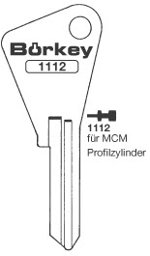 Toon details voor Borkey 1112 Cilindersleutel voor VACHETTE Afbeelding van Borkey 1112 Cilindersleutel voor VACHETTE
