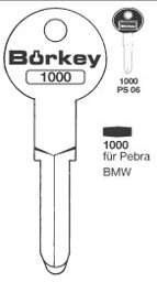 Toon details voor Borkey 1000 Cilindersleutel voor PEBRA BMW Afbeelding van Borkey 1000 Cilindersleutel voor PEBRA BMW