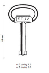 Toon details voor STUV 0.95.661.0     3mm Laag spanning  (90mm lang) Afbeelding van STUV 0.95.661.0     3mm Laag spanning  (90mm lang)