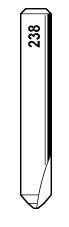 Toon details voor Silca CUTTER W238              (QC) D714285ZB Afbeelding van Silca CUTTER W238              (QC) D714285ZB