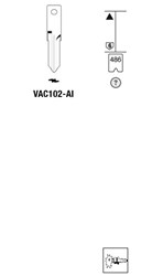 Afbeelding van Silca Autosleutel losse baard staal VAC102-AI