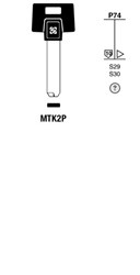 Afbeelding van Silca Banensleutel nikkel MTK2P