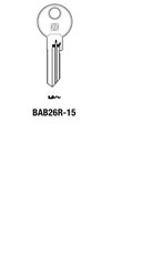 Afbeelding van Silca Cilindersleutel staal BAB26R15