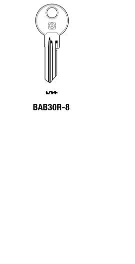 Afbeelding van Silca Cilindersleutel staal BAB30R8