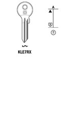 Afbeelding van Silca Cilindersleutel staal KLE7RX