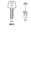 Afbeelding van Silca Cilindersleutel staal MC12