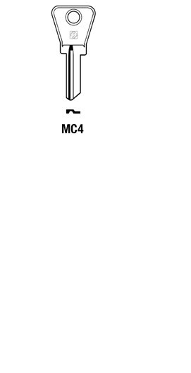 Afbeelding van Silca Cilindersleutel staal MC4