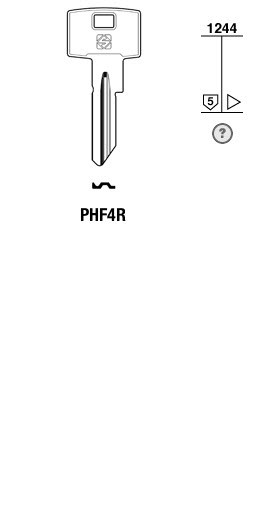 Afbeelding van Silca Cilindersleutel staal PHF4R