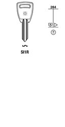 Afbeelding van Silca Cilindersleutel staal SI1R