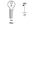 Afbeelding van Silca Cilindersleutel staal TCL1