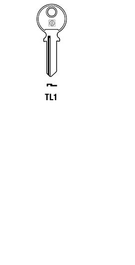 Afbeelding van Silca Cilindersleutel staal TL1