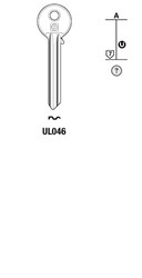 Afbeelding van Silca Cilindersleutel staal UL046