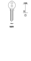 Afbeelding van Silca Cilindersleutel staal VAR1