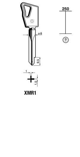 Afbeelding van Silca Stersleutel ijzer XMR1