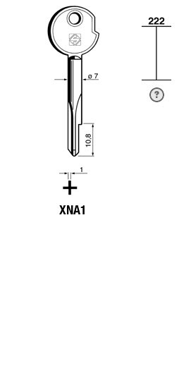 Afbeelding van Silca Stersleutel ijzer XNA1