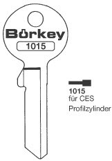 Afbeelding van Borkey 1015 Cilindersleutel voor CES