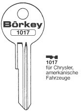 Afbeelding van Borkey 1017 Cilindersleutel voor CHRYSLER