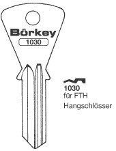 Afbeelding van Borkey 1030 Cilindersleutel voor FTH