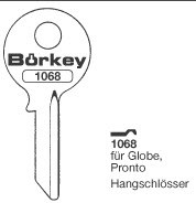 Afbeelding van Borkey 1068 Cilindersleutel voor GLOBE