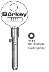 Afbeelding van Borkey 1111 Cilindersleutel voor HELASON