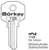Afbeelding van Borkey 1125 Cilindersleutel voor UNION