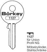 Afbeelding van Borkey 1127 Cilindersleutel voor HENDERSON R
