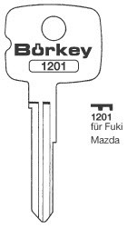 Afbeelding van Borkey 1201 Cilindersleutel voor FUKI (MAZDA)