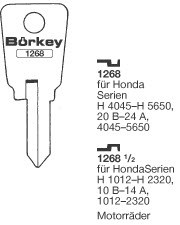 Afbeelding van Borkey 1268½ Cilindersleutel voor HONDA